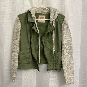 Mossimo Hooded Jacket with Green Vest